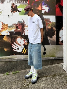 「HUF（ハフ）のアイテム」を使った、HUF JAPANさん（メンズ・168cm）の春コーディネート