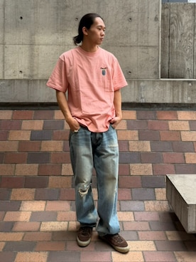 「HUF（ハフ）のアイテム」を使った、HUF JAPANさん（メンズ・172cm）の春コーディネート