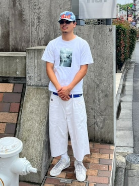 「HUF（ハフ）のアイテム」を使った、HUF JAPANさん（メンズ・171cm）の夏コーディネート