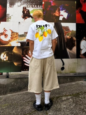 「HUF（ハフ）のアイテム」を使った、HUF JAPANさん（メンズ・168cm）の春コーディネート