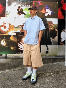 「HUF（ハフ）のアイテム」を使った、HUF JAPANさん（メンズ・168cm）の春コーディネート