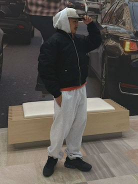 「HUF（ハフ）のアイテム」を使った、HUF JAPANさん（メンズ・170cm）の秋コーディネート