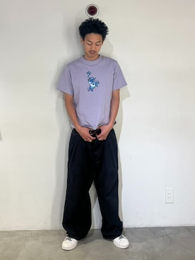 「HUF（ハフ）のアイテム」を使った、HUF JAPANさん（メンズ・175cm）の夏コーディネート