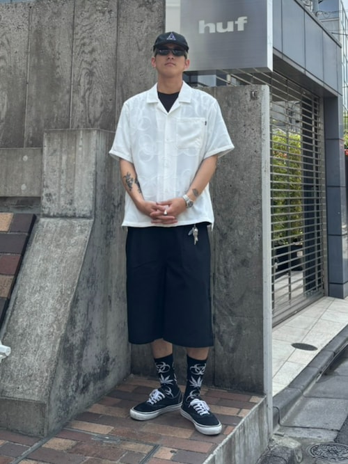 トップス 963 SECTOR JACQUARD SS SHIRT（シャツ/ブラウス）｜HUF（ハフ）の
