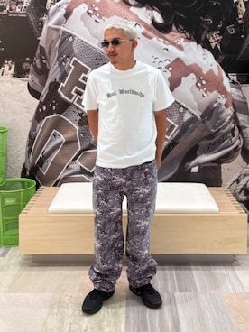 「HUF（ハフ）のアイテム」を使った、HUF JAPANさん（メンズ・170cm）の夏コーディネート