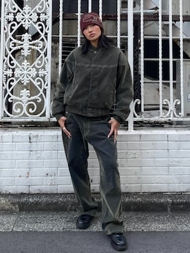 「ストリートファッション」｜HUF JAPANさん（レディース・163cm）の秋コーディネート