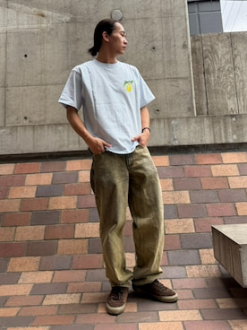 「HUF（ハフ）のアイテム」を使った、HUF JAPANさん（メンズ・172cm）の春コーディネート