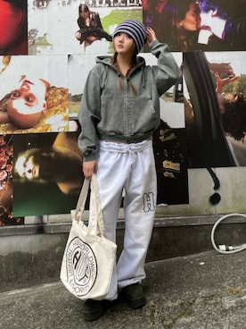 HUF JAPANさん（レディース・168cm）の冬コーディネート