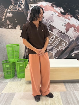 「HUF（ハフ）のアイテム」を使った、HUF JAPANさん（メンズ・172cm）の夏コーディネート