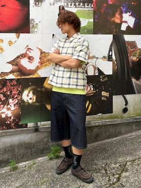 「HUF（ハフ）のアイテム」を使った、HUF JAPANさん（メンズ・176cm）の夏コーディネート