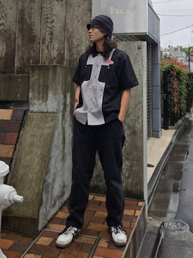 HUF JAPANさん（メンズ・173cm）の春コーディネート