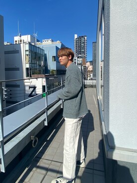 「ALAND（エーランド）のアイテム（パンツ）」を使った、shujjjiさん（メンズ・169cm）の秋コーディネート