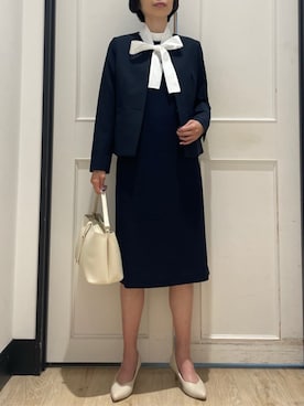 a.v.v本社スタッフさん（レディース・170cm）の冬コーディネート