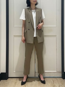「a.v.v（アーヴェヴェ）のアイテム」を使った、a.v.v本社スタッフさん（レディース・170cm）の春コーディネート
