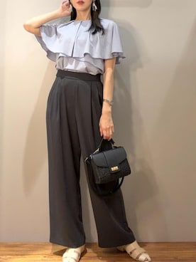 a.v.v本社スタッフさん(レディース・164cm)の夏コーディネート