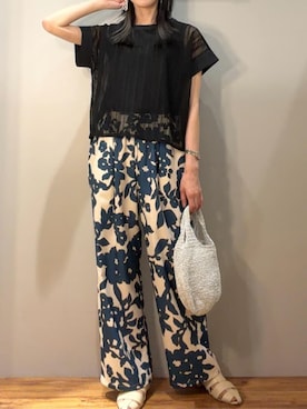 「a.v.v（アーヴェヴェ）のアイテム」を使った、a.v.v本社スタッフさん（レディース・164cm）の夏コーディネート