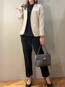 a.v.v本社スタッフさん（レディース・164cm）の冬コーディネート