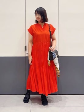 「a.v.v（アーヴェヴェ）のアイテム」を使った、a.v.v本社スタッフさん（レディース・159cm）の夏コーディネート