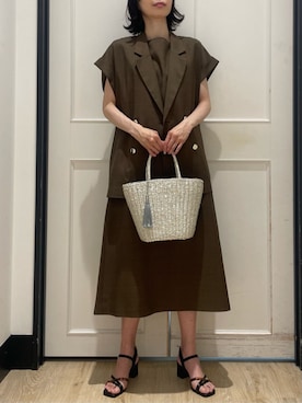 a.v.v本社スタッフさん(レディース・170cm)の夏コーディネート