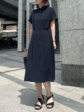 「a.v.v（アーヴェヴェ）のアイテム」を使った、a.v.v本社スタッフさん（レディース・159cm）の夏コーディネート