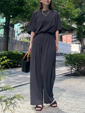 「a.v.v（アーヴェヴェ）のアイテム」を使った、a.v.v本社スタッフさん（レディース・159cm）の春コーディネート
