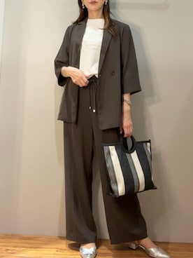 「a.v.v（アーヴェヴェ）のアイテム」を使った、a.v.v本社スタッフさん（レディース・164cm）の春コーディネート
