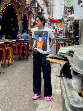 「アイテム（ボディバッグ/ウエストポーチ）」を使った、seanipさん（メンズ・176cm）の秋コーディネート