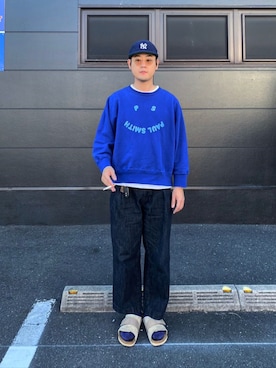 「Paul Smith（ポールスミス）のアイテム（スウェット）」を使った、seanipさん（メンズ・176cm）の秋コーディネート