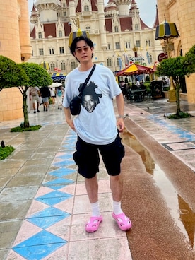 「アイテム（ボディバッグ/ウエストポーチ）」を使った、seanipさん（メンズ・176cm）の秋コーディネート