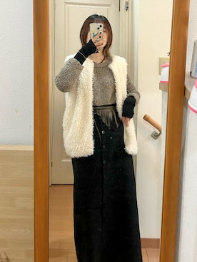 「ORFEO（オルフェオ）のアイテム」を使った、こことさん（レディース・152cm）の冬コーディネート