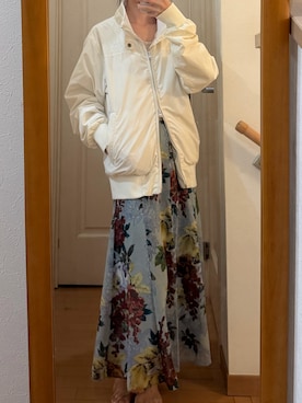 「Kappa（カッパ）のアイテム」を使った、こことさん（レディース・152cm）の秋コーディネート