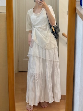 「Sibra（シブラ）のアイテム」を使った、こことさん（レディース・152cm）の夏コーディネート