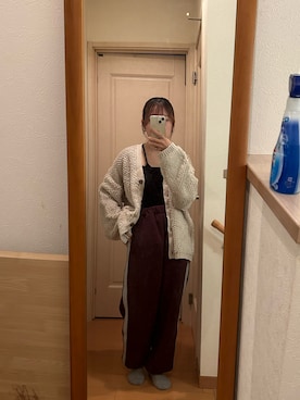 「sakishimatokyo（サキシマトーキョー）のアイテム」を使った、こことさん（レディース・152cm）の秋コーディネート