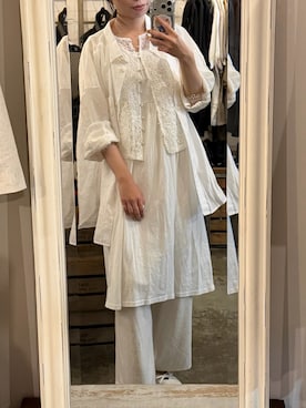 「GAP（ギャップ）のアイテム（トップス）」を使った、こことさん（レディース・152cm）の夏コーディネート