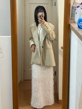 「hellam（へラム）のアイテム」を使った、こことさん（レディース・152cm）の冬コーディネート