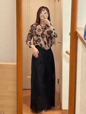 こことさん（レディース・152cm）の秋コーディネート