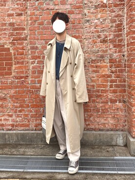 「shiki tokyo（シキトウキョウ）のアイテム（ジャケット/アウター）」を使った、Ryuさん（メンズ・173cm）の春コーディネート
