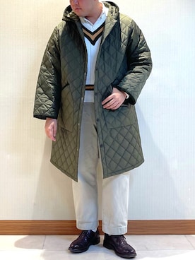 「Barbour（バブアー）のアイテム（その他アウター）」を使った、YUZURUさん（メンズ・170cm）の秋コーディネート