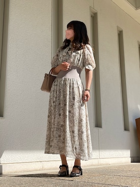 「one way（ワンウェイ）のアイテム（ワンピース/ドレス）」を使った、YOuさん（レディース・158cm）の春コーディネート