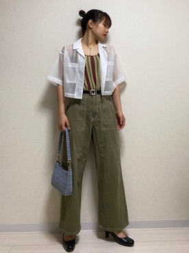 YOuさん（レディース・158cm）の夏コーディネート