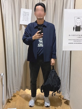 「アイテム（ジャケット/アウター）」を使った、ひろぴこさん（メンズ・182cm・40代）の秋コーディネート