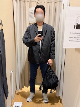 「アイテム（チノパンツ）」を使った、ひろぴこさん（メンズ・182cm）の秋コーディネート