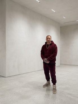 「Yeezy（イージー）のアイテム」を使った、kYeさん（メンズ・175cm）の春コーディネート