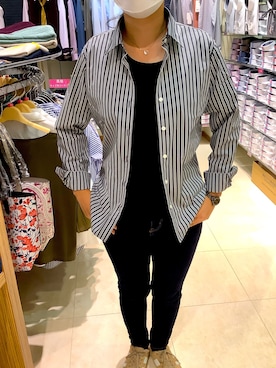 「ノーアイロン」｜BRICK HOUSE by Tokyo Shirts つくばイーアス店さん（レディース・153cm）の秋コーディネート