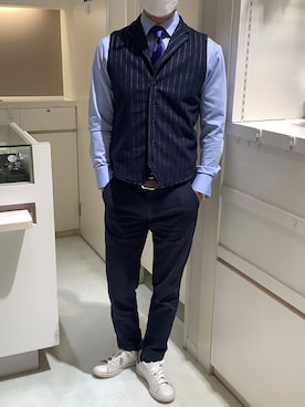 BRICK HOUSE by Tokyo Shirts 泉パークタウン・タピオ店さん(メンズ・170cm)の冬コーディネート