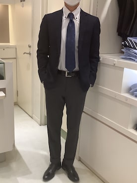 BRICK HOUSE by Tokyo Shirts 泉パークタウン・タピオ店さん（メンズ・170cm）の冬コーディネート