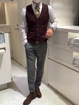 BRICK HOUSE by Tokyo Shirts 泉パークタウン・タピオ店さん（メンズ・170cm）の秋コーディネート