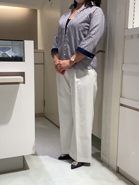 BRICK HOUSE by Tokyo Shirts 泉パークタウン・タピオ店さん（レディース・154cm）の夏コーディネート