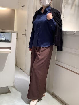 BRICK HOUSE by Tokyo Shirts 泉パークタウン・タピオ店さん(レディース・163cm)の秋コーディネート
