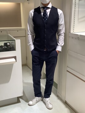 BRICK HOUSE by Tokyo Shirts 泉パークタウン・タピオ店さん(メンズ・170cm)の冬コーディネート